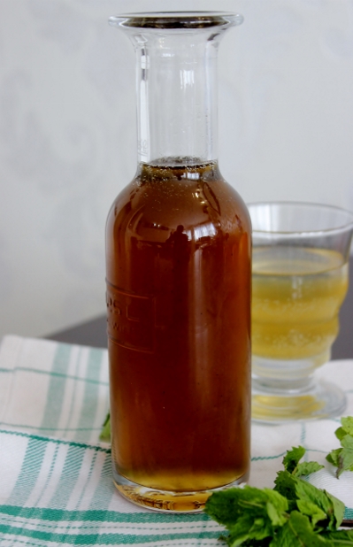 sirop de menthe maison