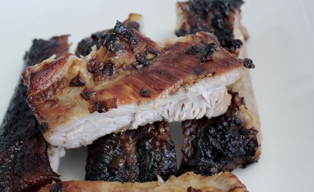 travers de porc à la citronelle