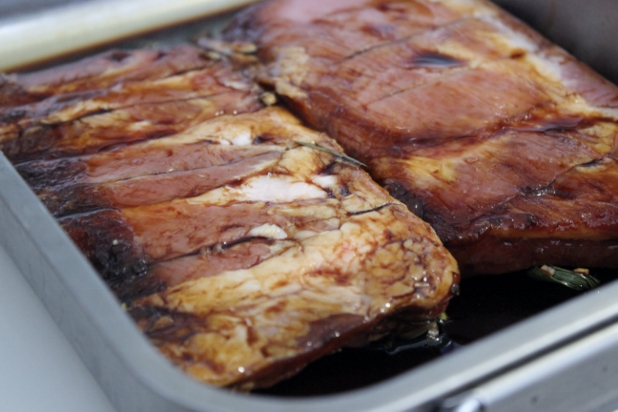 travers de porc à la citronelle