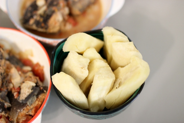 manioc bouilli