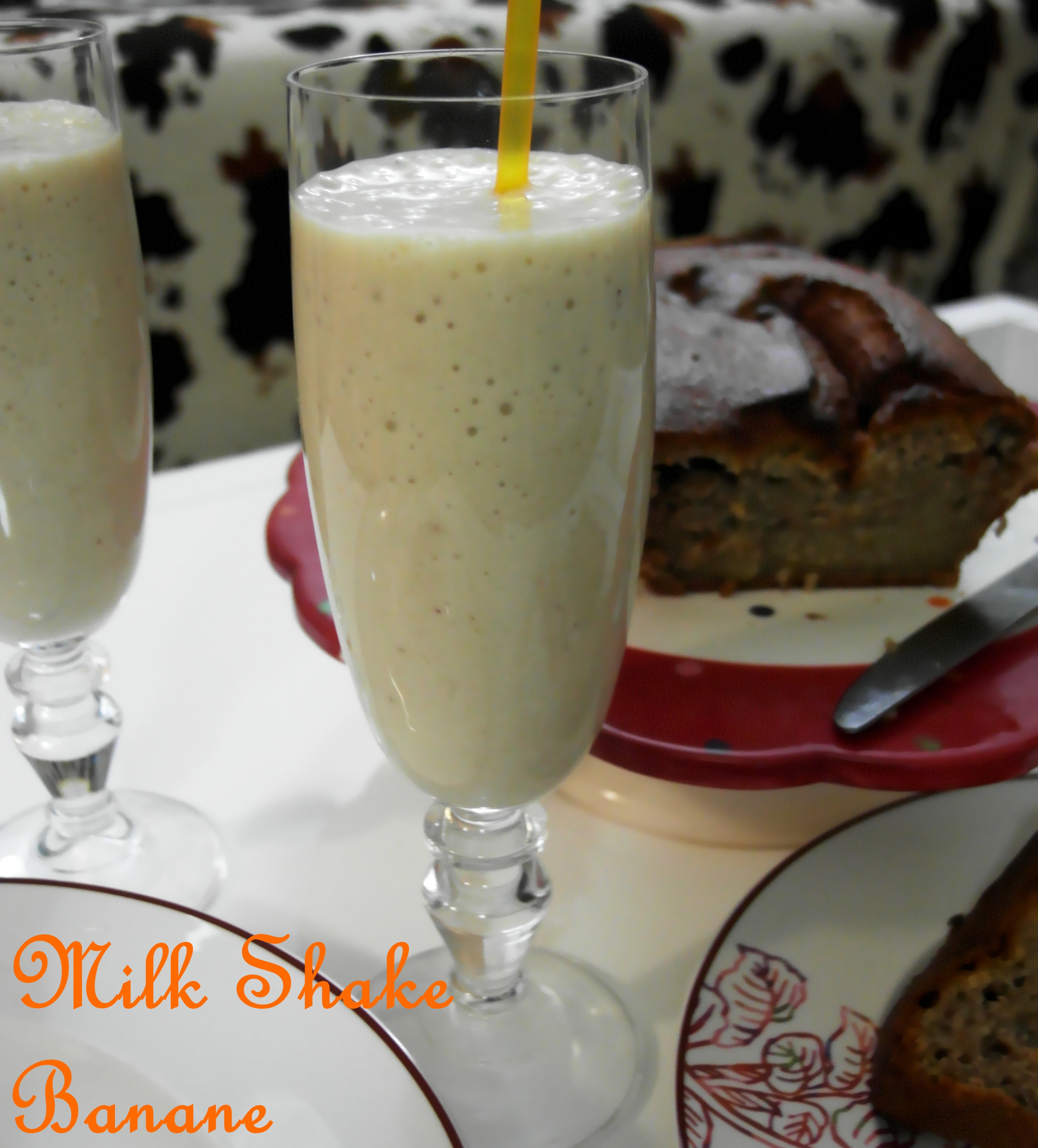 Milk Shake à la Banane & Kossam - Alice Pegie Cuisine