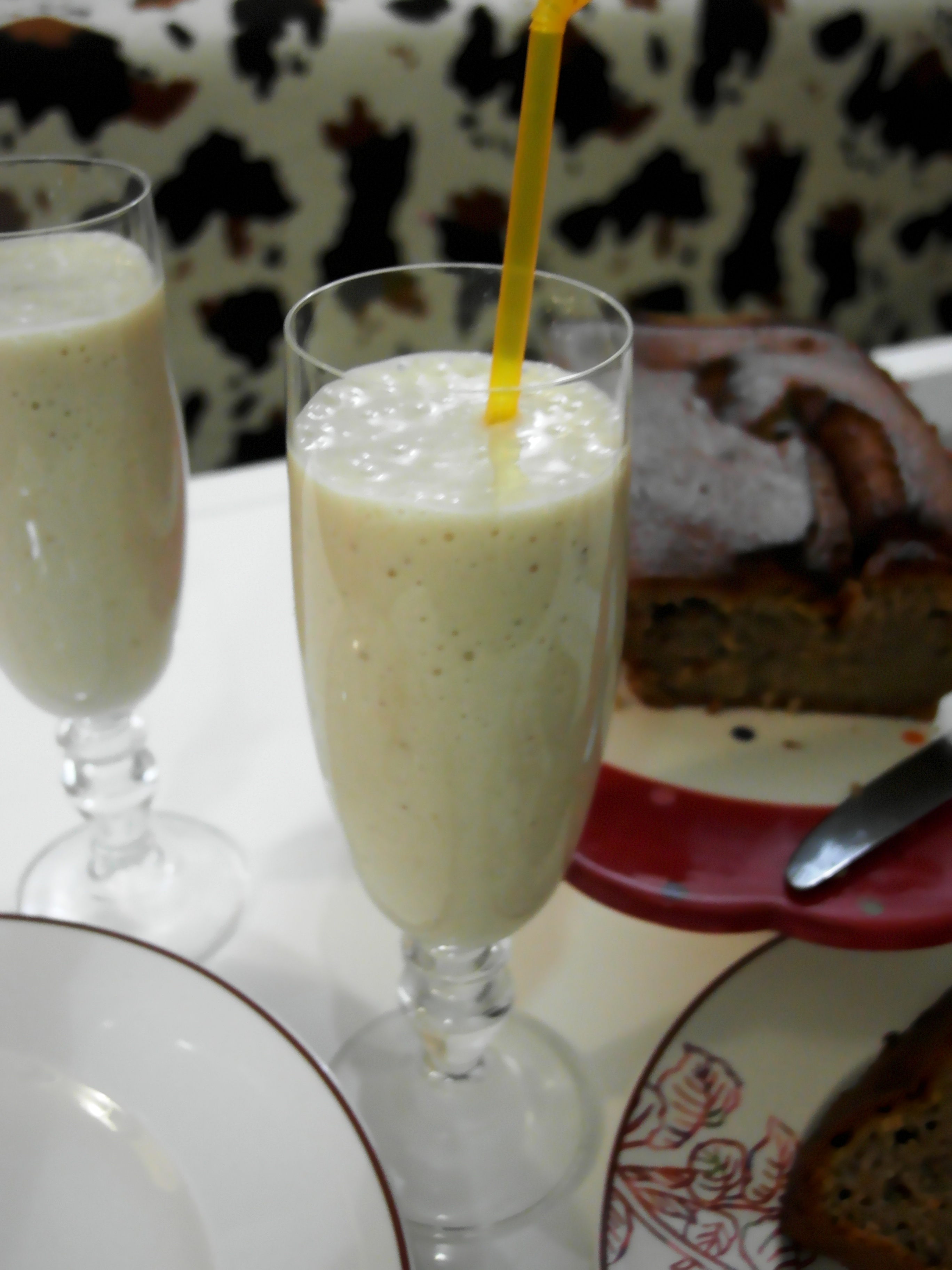 Milk Shake à la Banane &amp; Kossam - Alice Pegie Cuisine