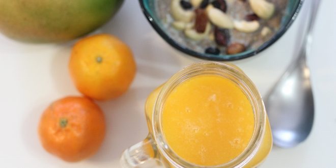 Smoothie mangue clémentine