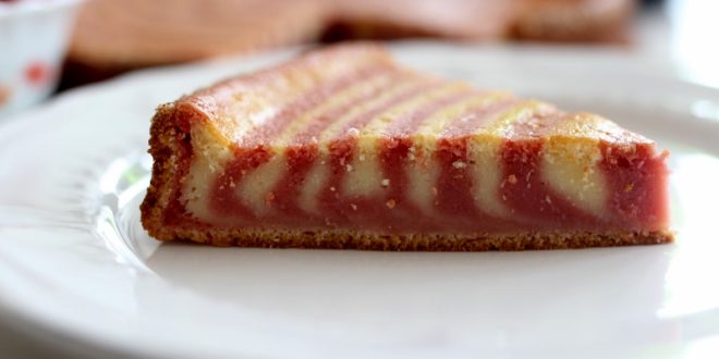gâteau zébré à la fraise
