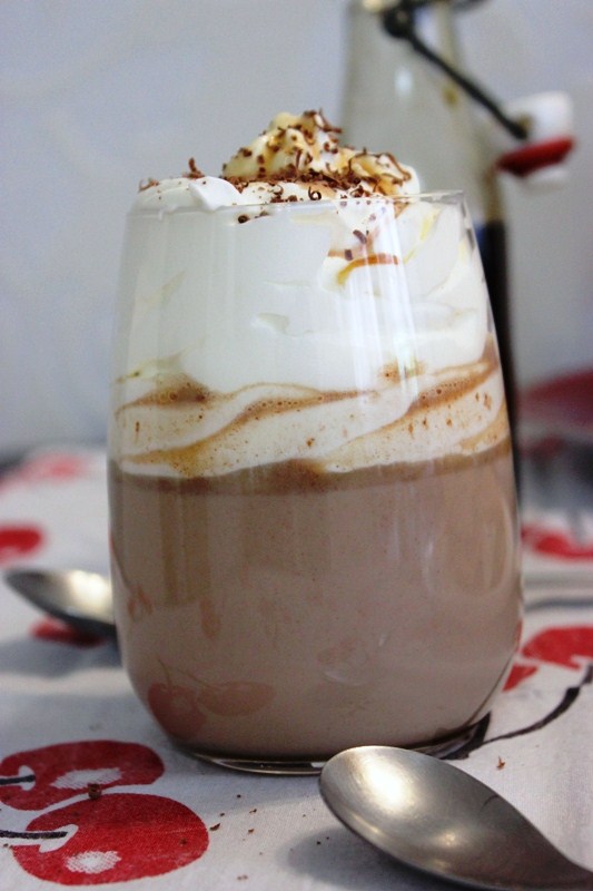 Chocolat chaud au chocolat blanc, café & nutella Alice Pégie Cuisine
