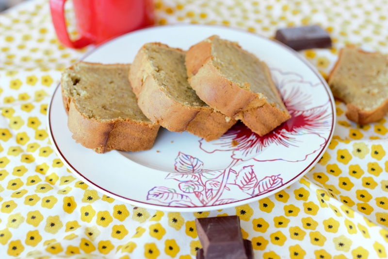banana bread à l'huile de coco