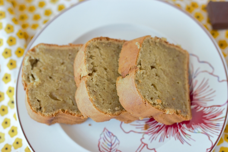 banana bread à l'huile de coco