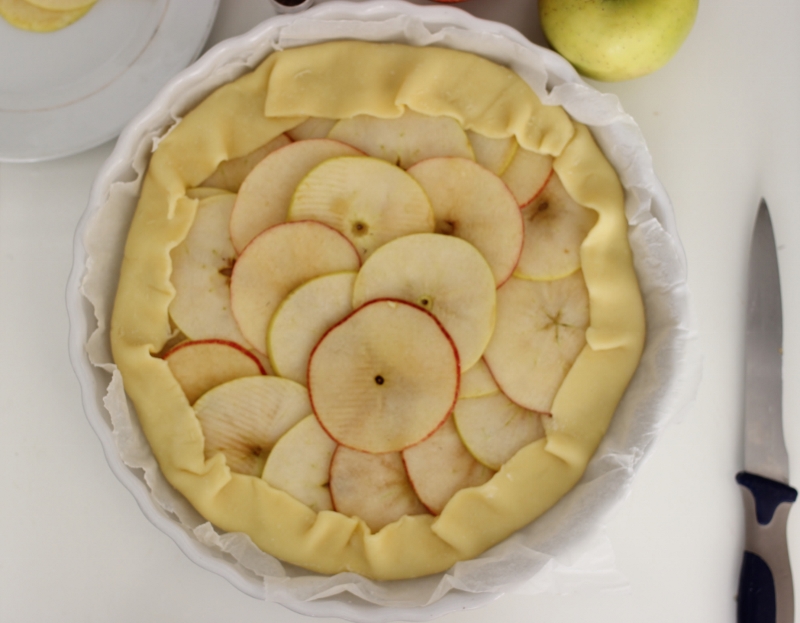 tarte rustique aux pommes