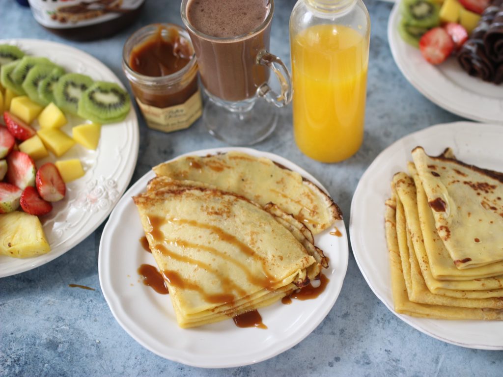 crêpes au rhum 