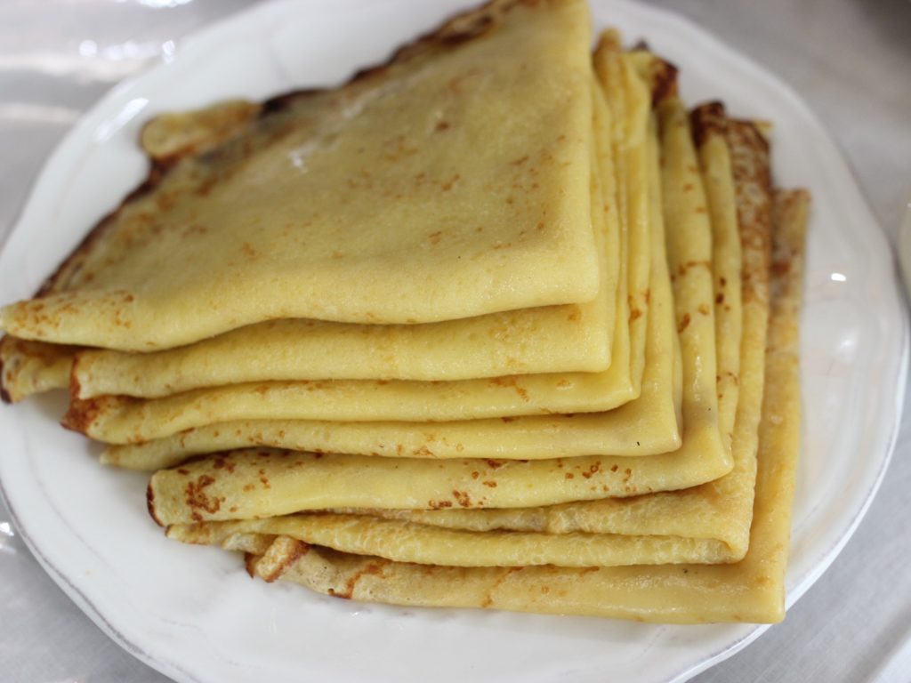 crêpes au rhum 