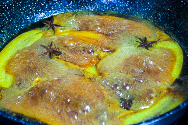 banane rôtie aux épices
