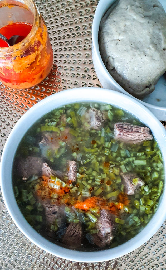 sauce gombo au boeuf