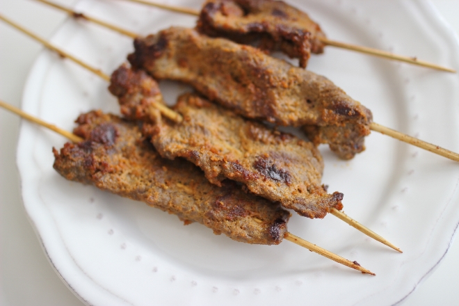 Brochettes de Boeufs Soya
