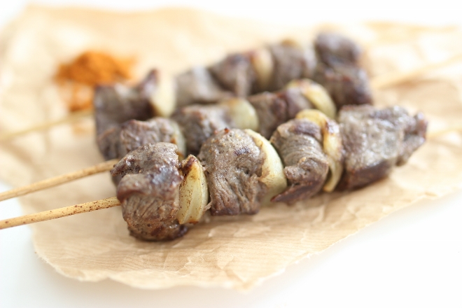 Brochettes de Boeufs Soya
