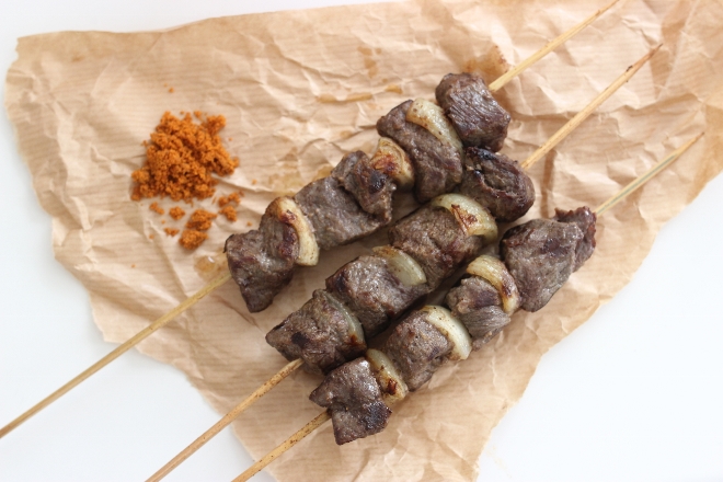 Brochettes de Boeufs Soya
