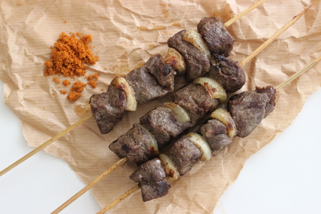 Brochettes de Boeufs Soya