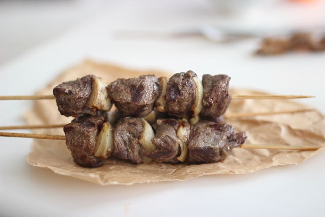 Brochettes de Boeufs Soya