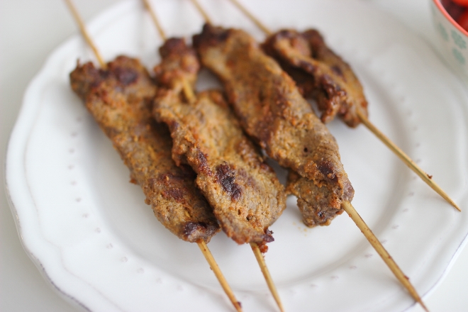 Brochettes de Boeufs Soya