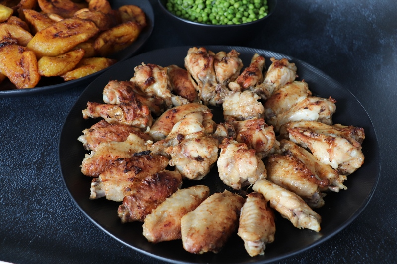 ailes de poulet ail et gingembre