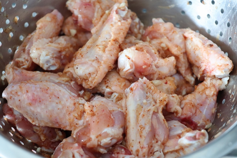 ailes de poulet ail et gingembre