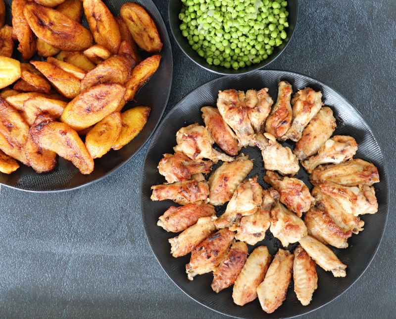 ailes de poulet ail et gingembre