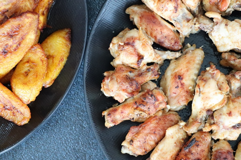 ailes de poulet ail et gingembre