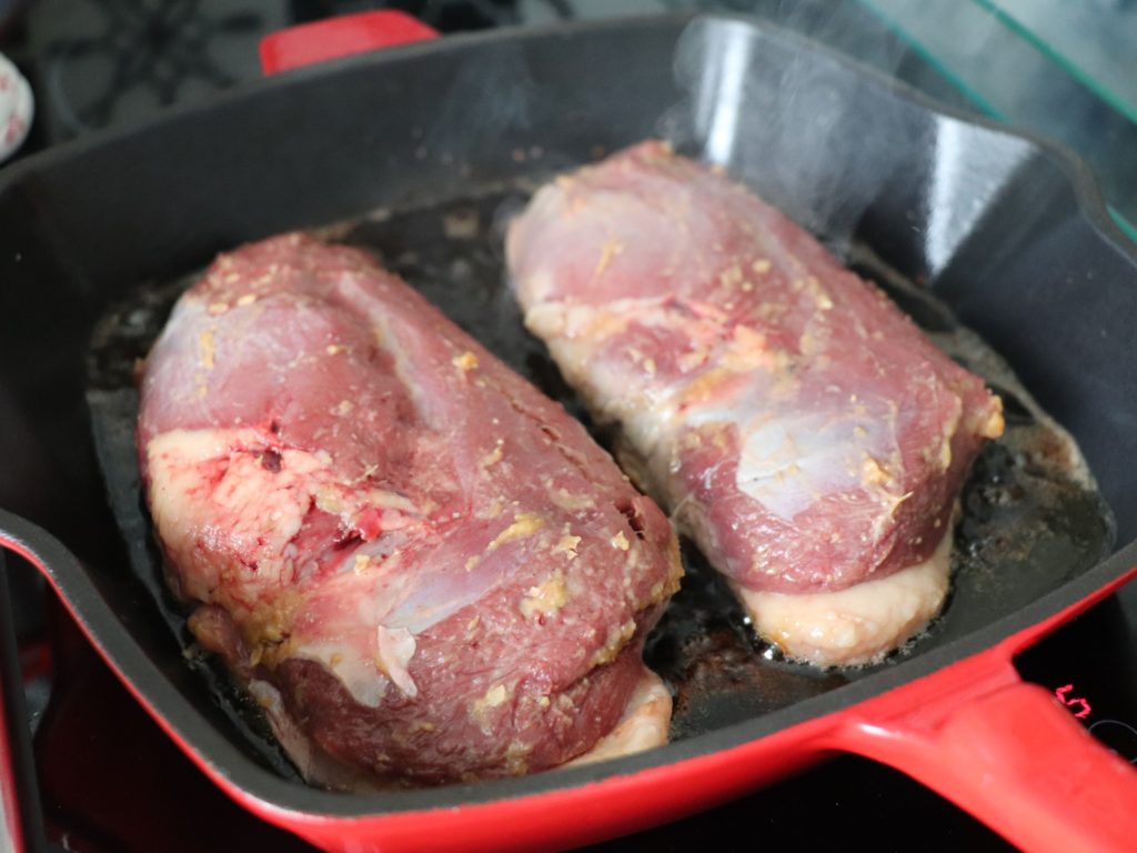 magret de canard ail et gingembre