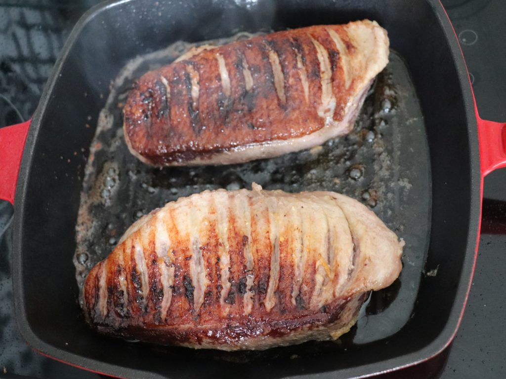 magret de canard ail et gingembre