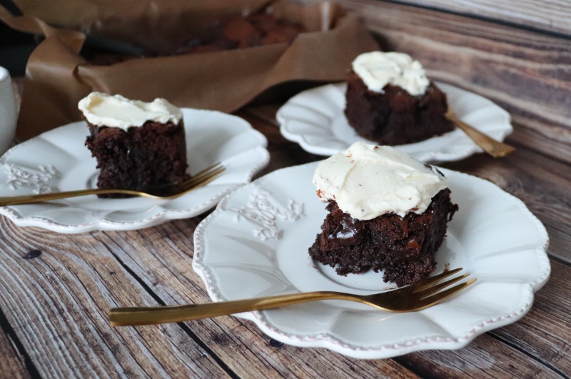brownie chocolat et mascarpone