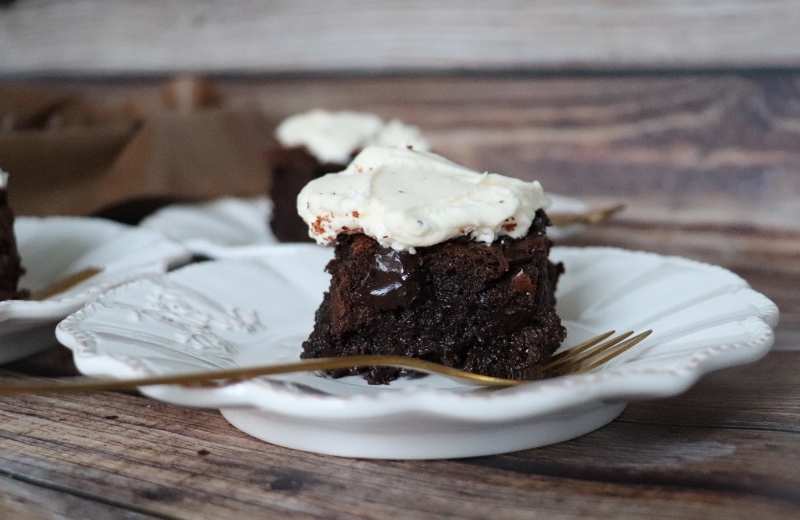 brownie chocolat et mascarpone