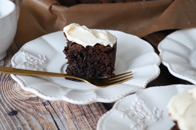 brownie chocolat et mascarpone
