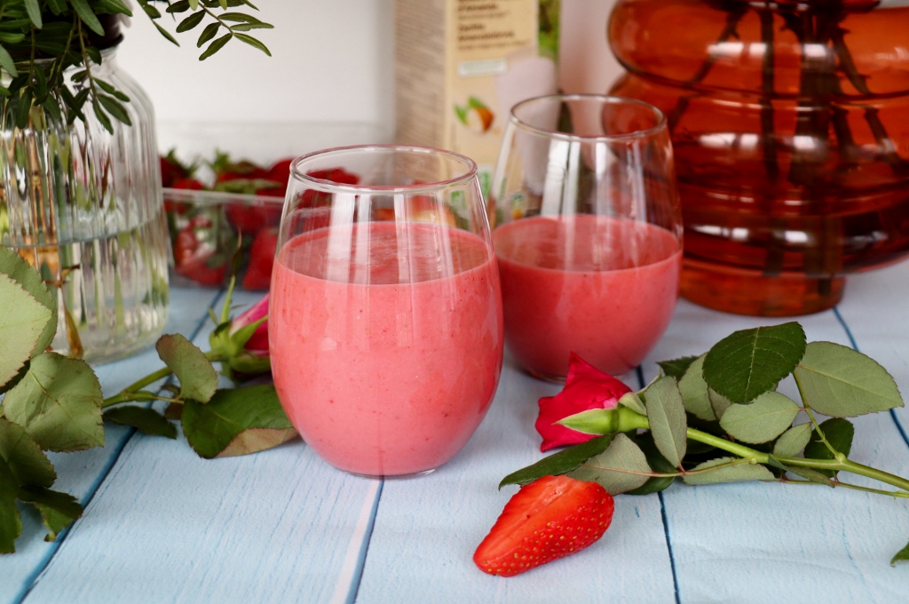 milkshake fraise et gingembre