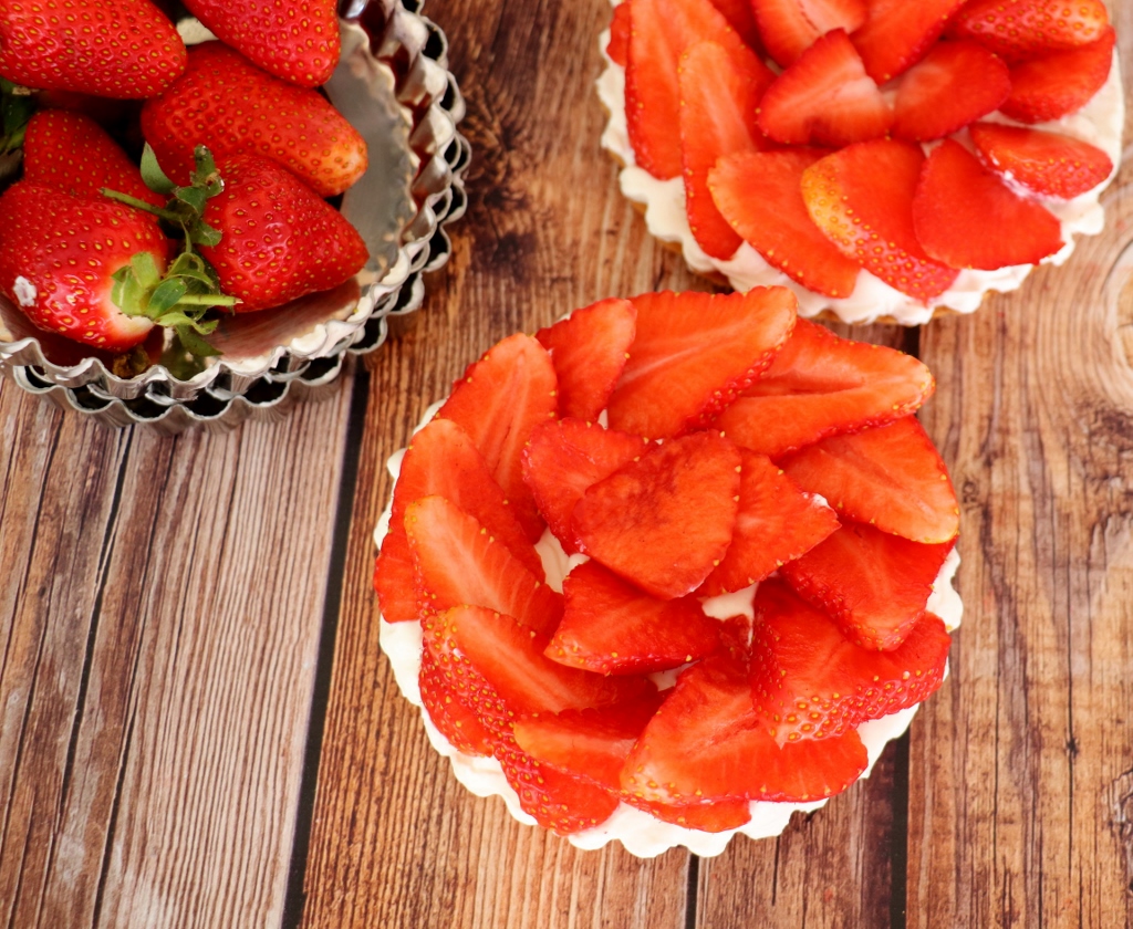 tartelettes aux fraises et mascarpone