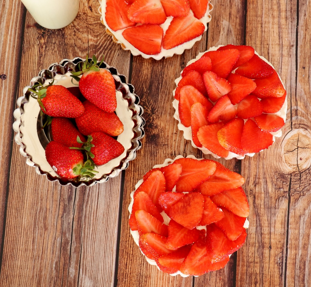 tartelettes aux fraises et mascarpone