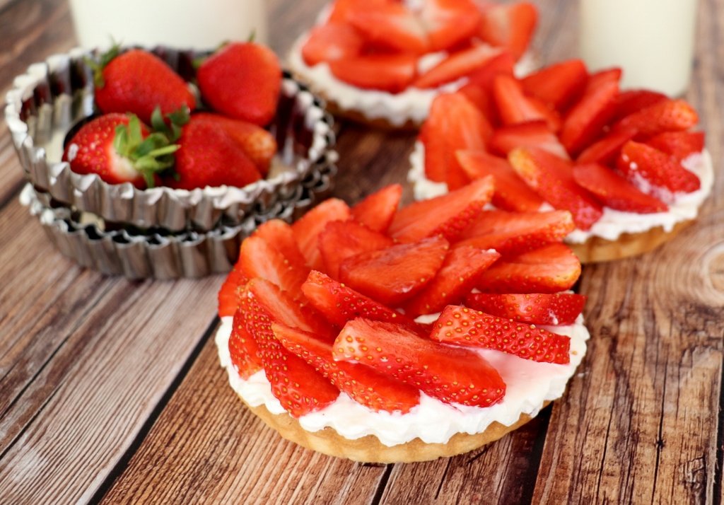 tartelettes aux fraises et mascarpone