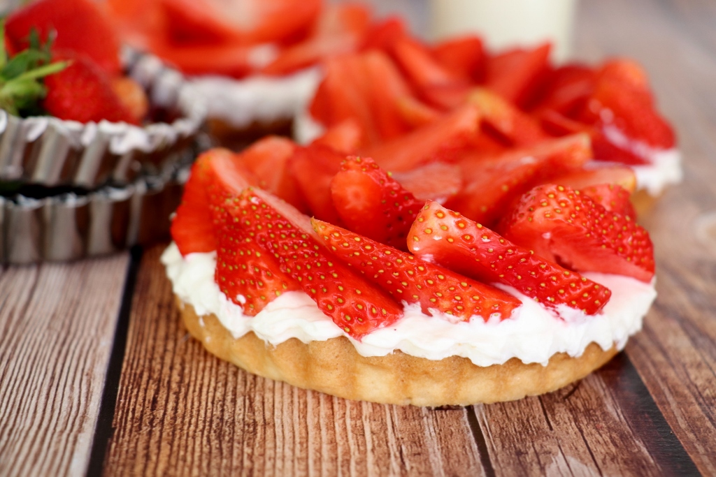 tartelettes aux fraises et mascarpone
