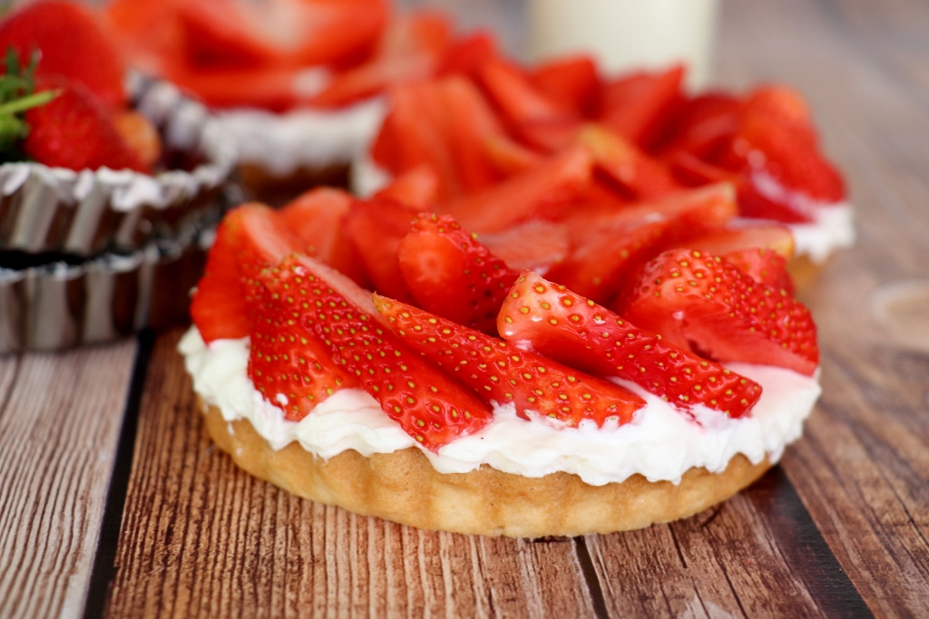 tartelettes aux fraises et mascarpone