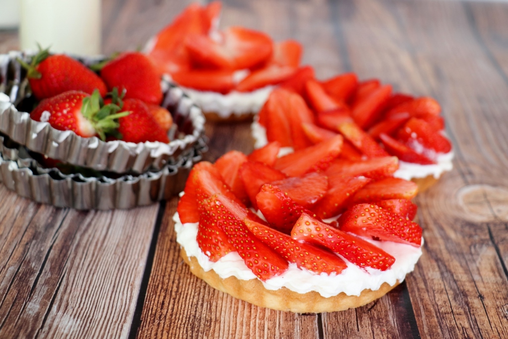 tartelettes aux fraises et mascarpone