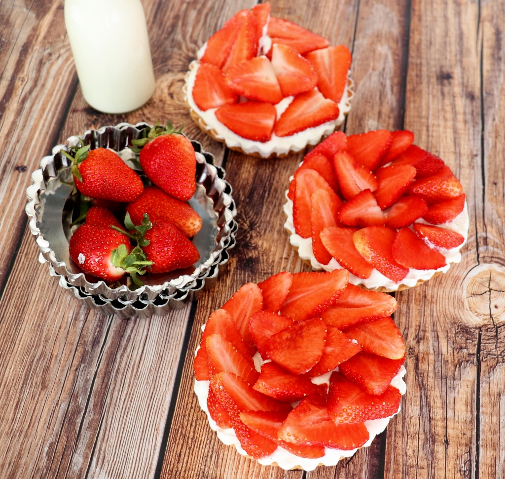 tartelettes aux fraises et mascarpone