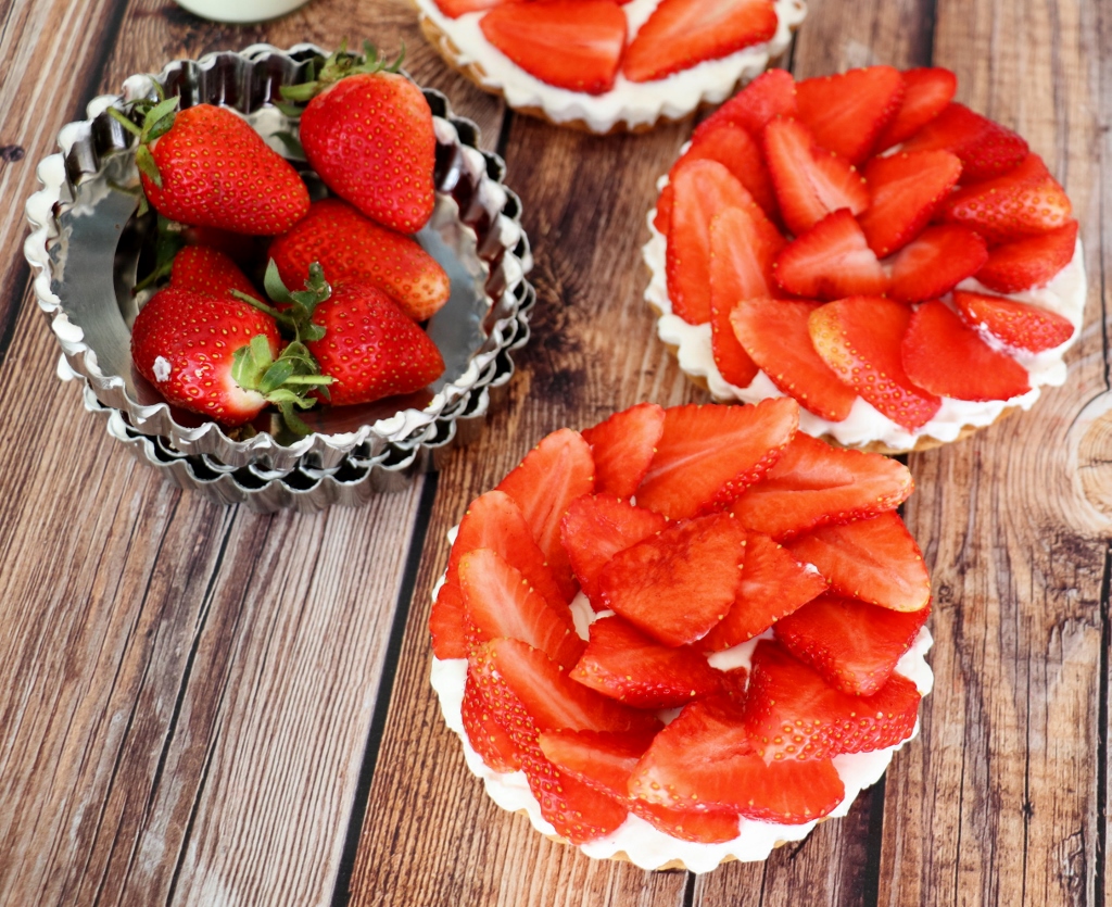 tartelettes aux fraises et mascarpone