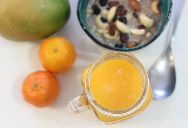 Smoothie mangue clémentine (2) Smoothie mangue clémentine
