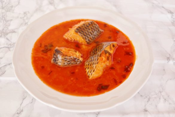 soupe de poisson à la tomate