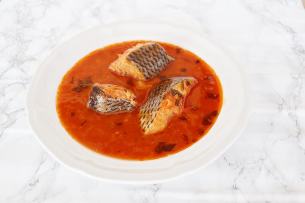 soupe de poisson à la tomate