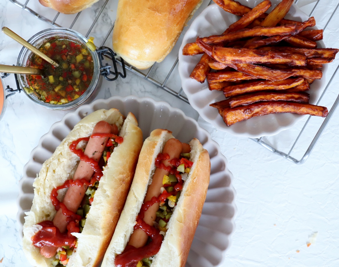 Hot Dog Buns (Pains pour Hot Dogs) Maison