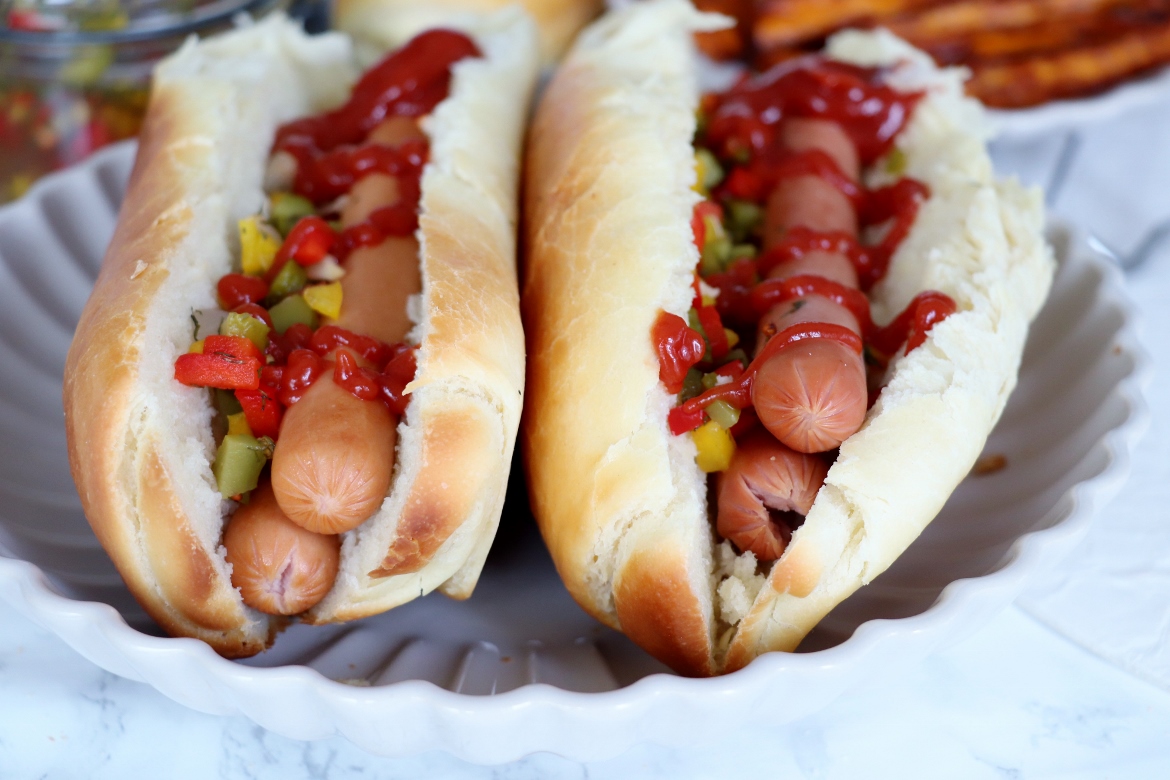 Hot Dog Buns (Pains pour Hot Dogs) Maison