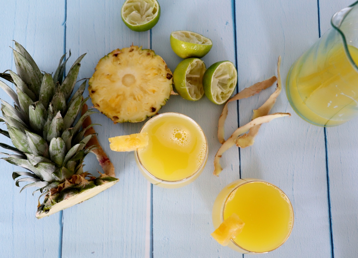 Jus de gingembre à l'ananas recette sénégalaise
