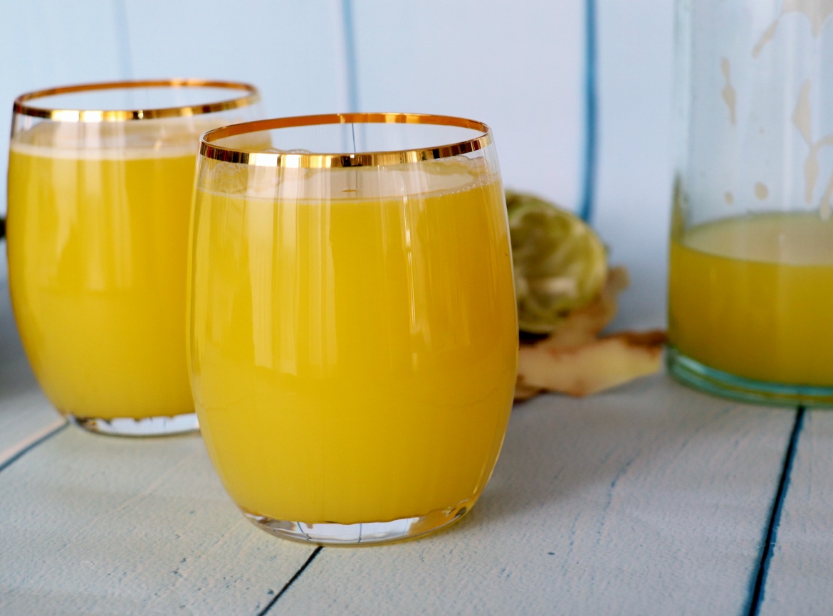 Jus de gingembre à l'ananas recette sénégalaise