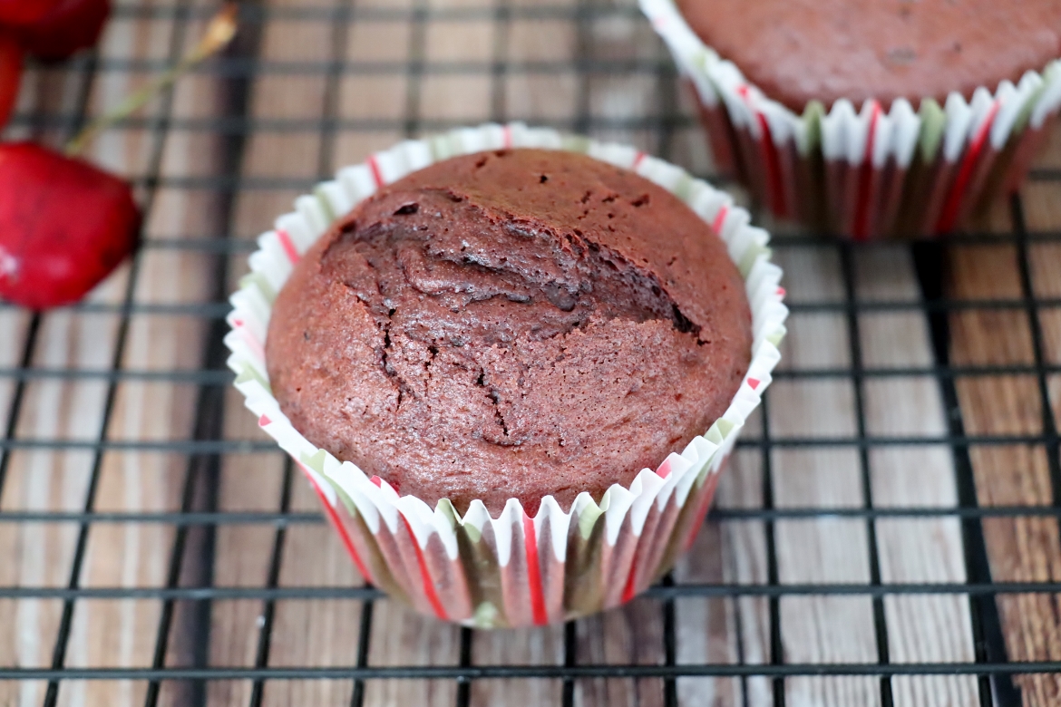 cupcake au chocolat velour