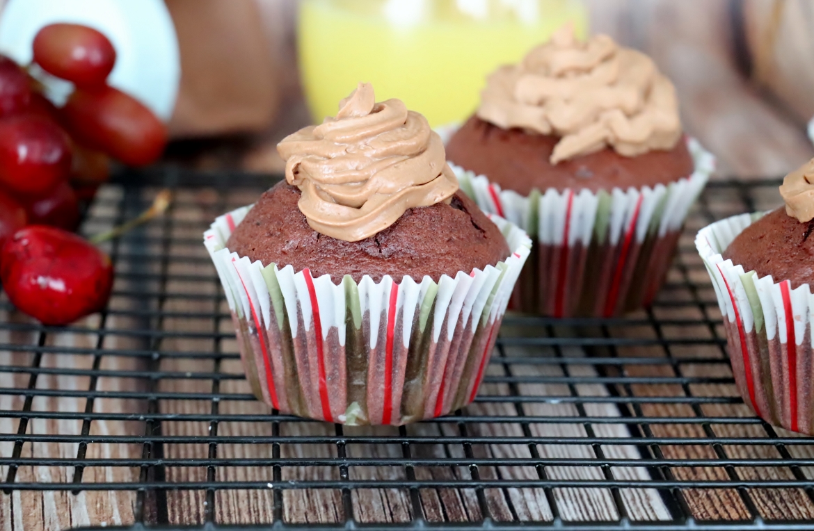 cupcake au chocolat velours