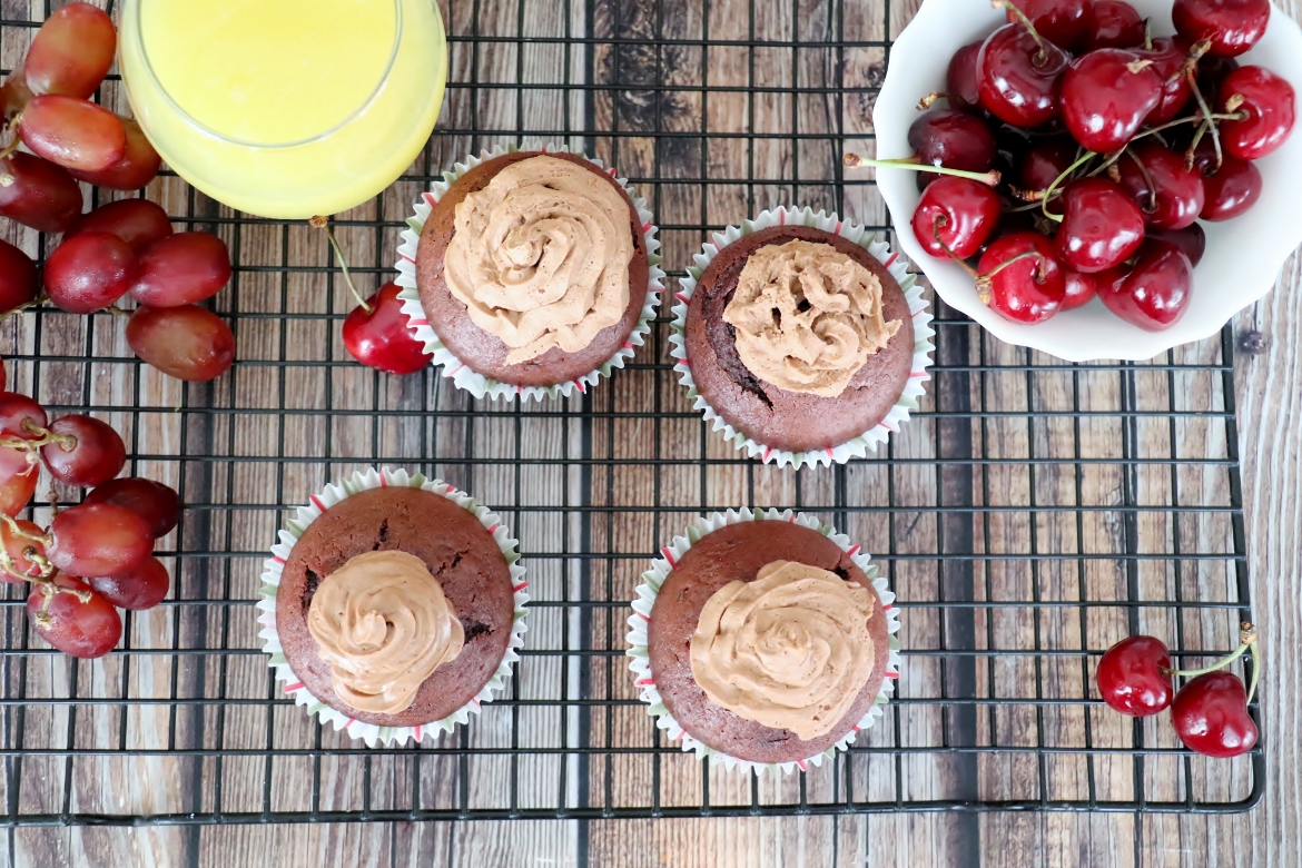 cupcake au chocolat velours